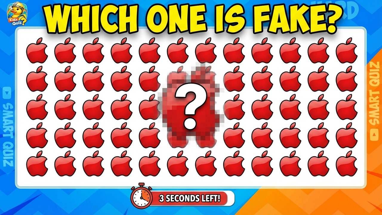 Find the ODD Emoji Out! 98% Fail! Spot the Odd Emoji Out in 10 Seconds