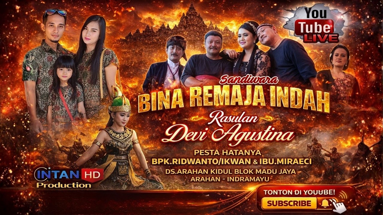 🔴LIVE  REPLAY SANDIWARA BINA REMAJA INDAH [BRI] DS ARAHAN KIDUL - INDRAMAYU EDISI MALAM