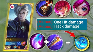 How to quickly get aamon stack so that one ultimate enemy dies | Aamon Best Build - MLBB