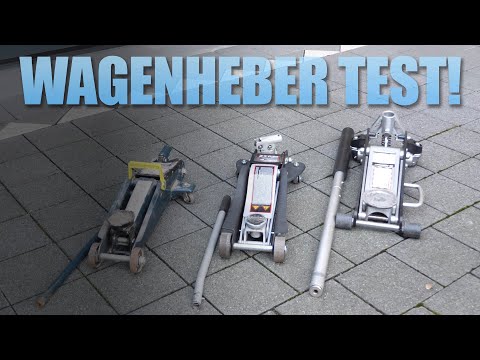 Wagenheber Test: Rodcraft RH135 vs ATU Low Profile Wagenheber vs Discounter Wagenheber