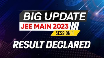 🚨Results Out Now!🔥JEE Main 2023 | Big Update for JEE Aspirant | ALLEN Kota