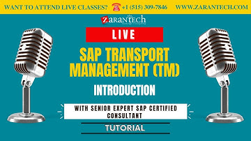 LIVE | Introduction | SAP Transport Management (TM) | ZaranTech