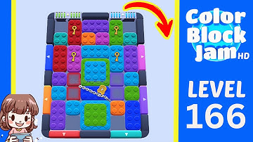 Color Block Jam Level 166 Solution Walkthrough