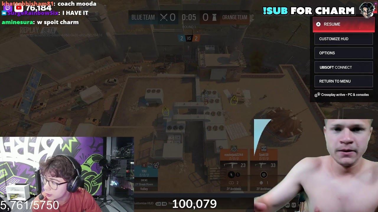 🔴SPOIT & MOODA VS JYNXZI & RICCI 2V2 IN RAINBOW SIX SIEGE🔴
