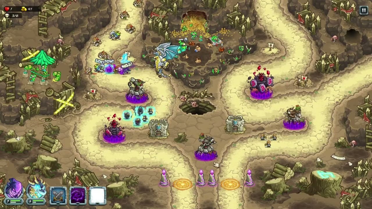 Kingdom Rush 5: Alliance [Ветеран] → 2.Ворота Стража 6.Логово Дикозверей 12.Отравленные Угодья