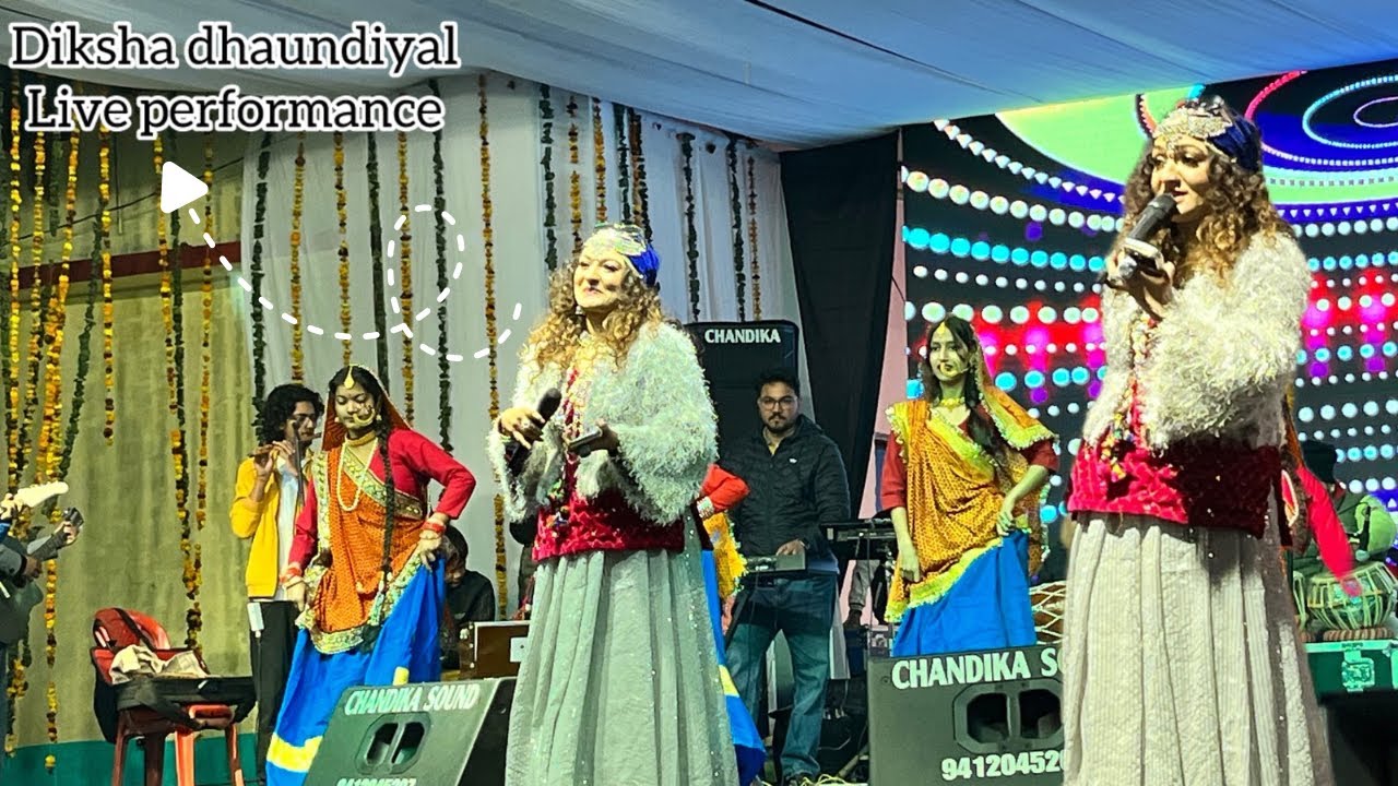 Diksha Dhaundiyal ka Jadoo,Uttarani kautik ki star night Par😍|| @Kashishtyagi.548 