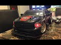 Jada drift car with a dodge truck body drifting