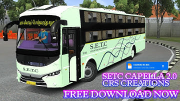Update 2.0 Prakash Capella SETC Bus Mod Livery | For Bussid #setcbusmod #mods #gaming @rsgamingmod