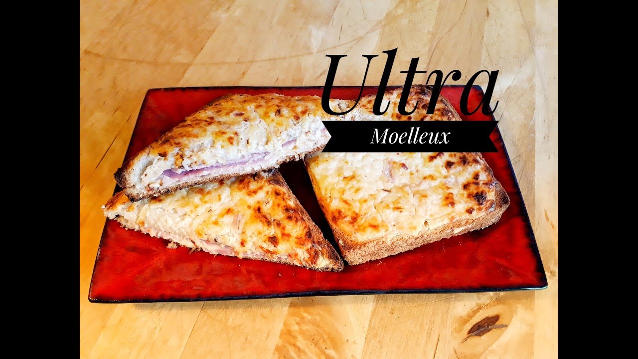 MES CROQUES  MONSIEURS en 2 façons - Jambon & végétarien