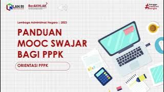 TERBARU! TUTORIAL MOOC PPPK 2023 -  Video P3K BANGKOM ASN LAN RI