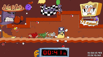 Pizza Tower - LAP HELL - Pizza Pursuit - Oregano Desert Lap 5 P Rank as The Noise