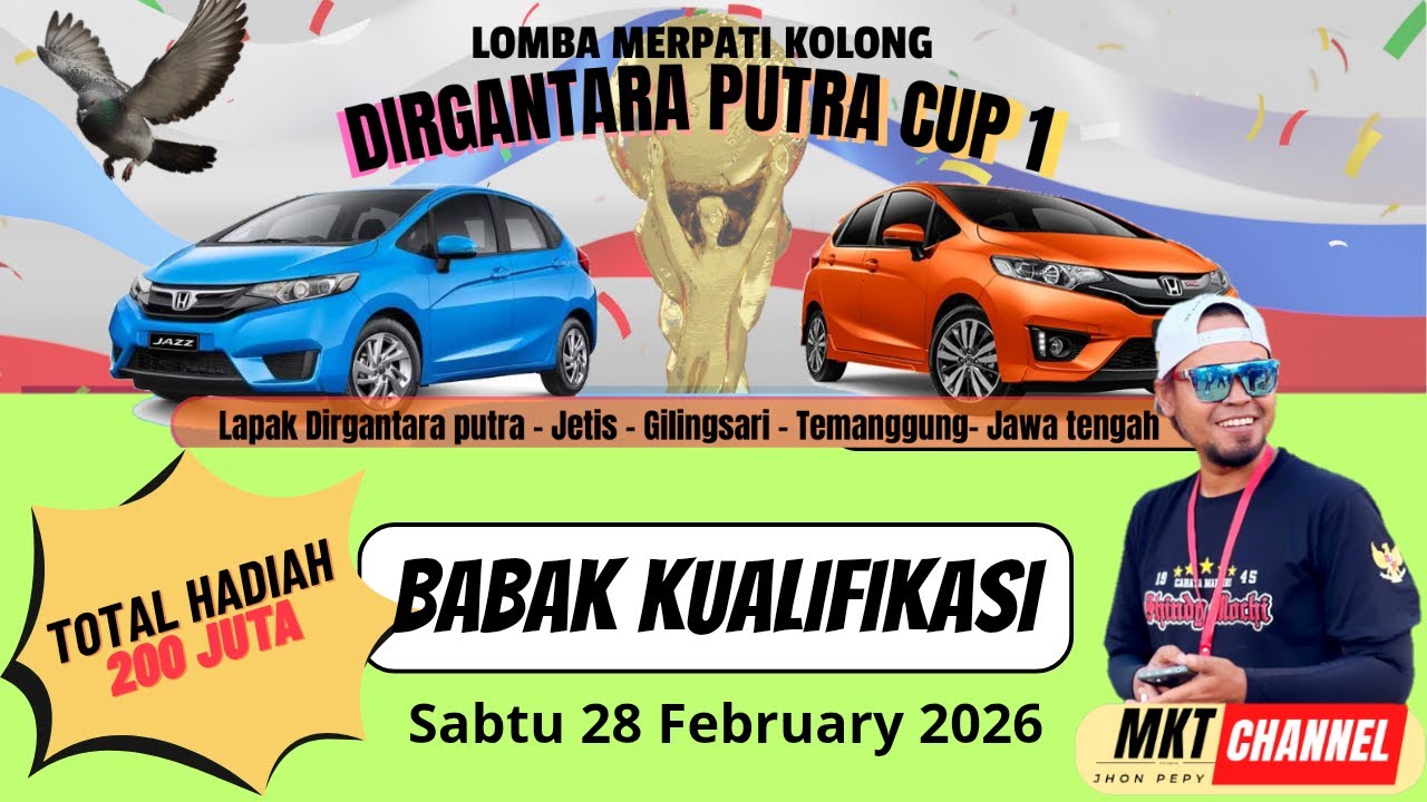 🔴 BABAK KUALIFIKASI SABTU‼️EVENT MOBIL HONDA JAZZ LAPKOL DIRGANTARA PUTRA TEMANGGUNG