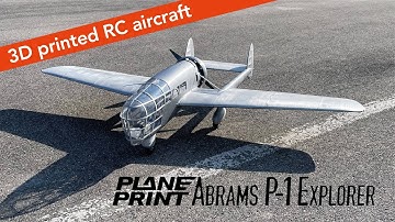 Planeprint Abrams P-1 Explorer official Video