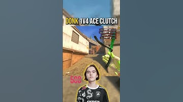 DONK PLAYING FACEIT | INSANE ACE CLUTCH  #cs2 #counterstrike2 #kcgo #csgo #cs #donk #faceit #ace