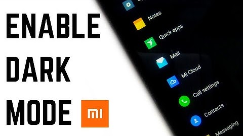 How to Enable Dark Mode On Any Xiaomi Device | Official Method