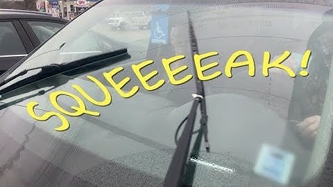 Stop squeaky wiper blades with this simple hack