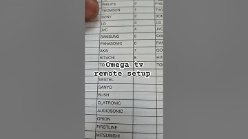 How to setup hot brand code remote to LG TV #remote #tv TV #omega