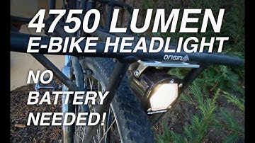 Using a DC-DC converter to power E-Bike headlights