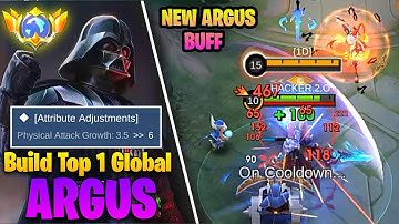 NEW MLBB UPDATE | Best Argus Buff build 2024: Items Emblems & Deadly Build 2024 [Mobile Legends]