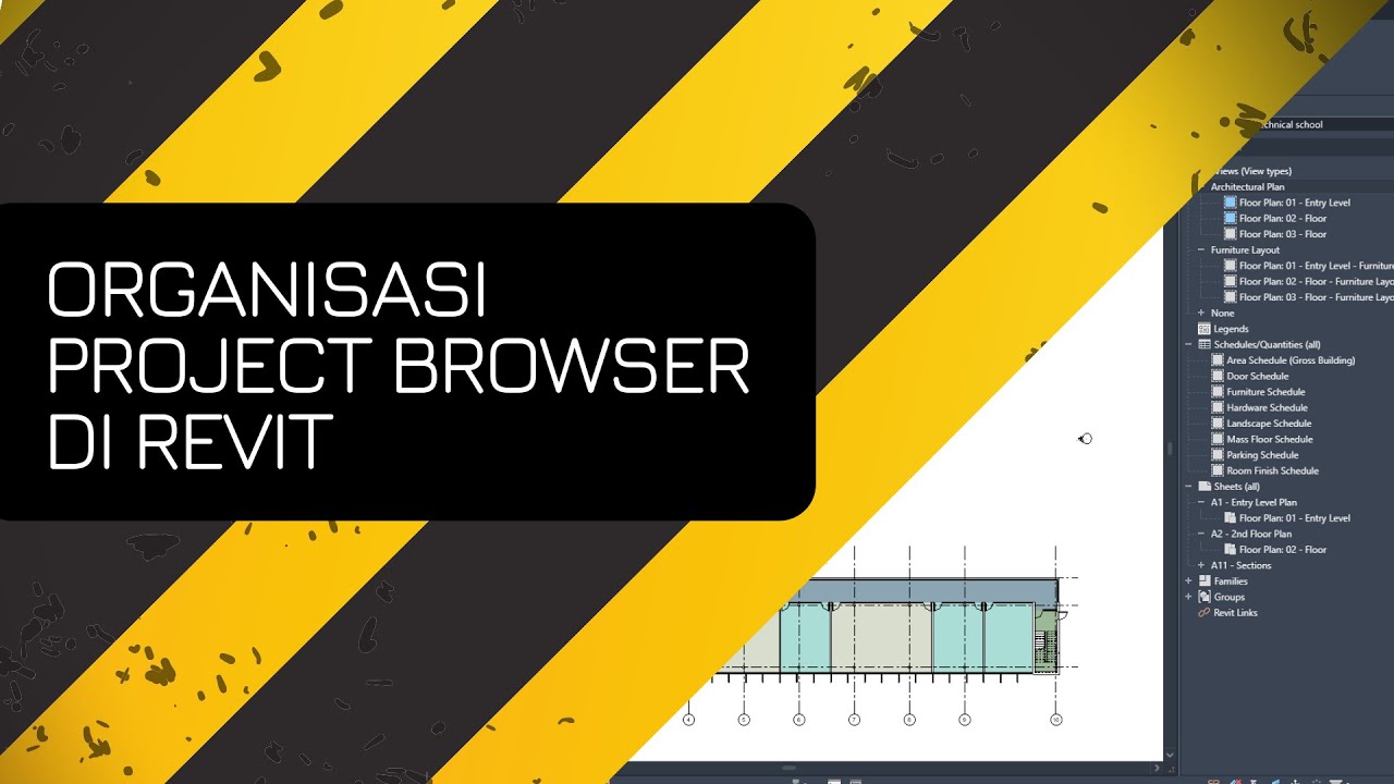 Organisasi Project Browser di Revit - YouTube