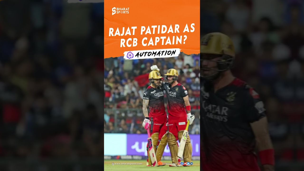 Rajat Patidar as RCB captain? | Sports News English | Bharat Sports