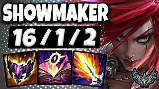 DK ShowMaker Katarina vs Ezreal [ MID ] Korea Challenger Patch 14.7 ✅