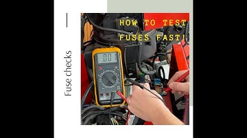 How to check bad fuses fast using a multimeter (continuity check)