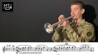 An Outdoor Overture solo - trumpet excerpt, Kevin Paul