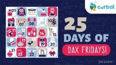 Winners and feedback for 25 days of DAX Fridays challenge!