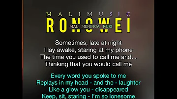 Mal Meninga Kuri - RONOWEI (Lyrics Video) (2019)