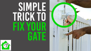 Fix Fence Gate - Quick and Easy!