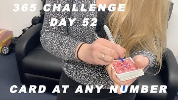 Card At Any Number - Tiffany Magician - Day 52 365 Challenge