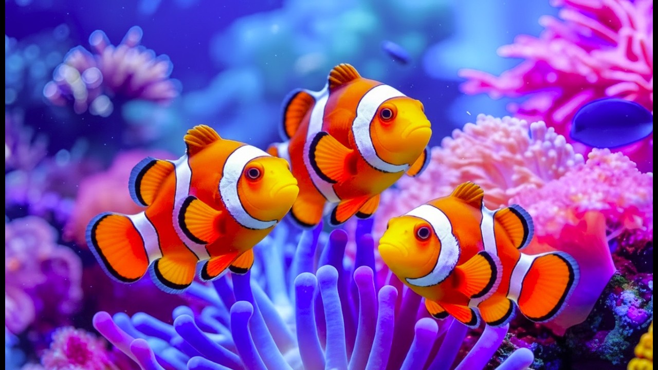 The Best 4K Aquarium – Soothing Jellyfish & Reef Fish with Sleep Music for Deep Relaxation