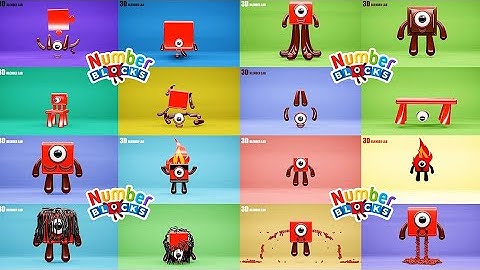 NUMBERBLOCKS Superparison Part 19 | 3D Blender Lab