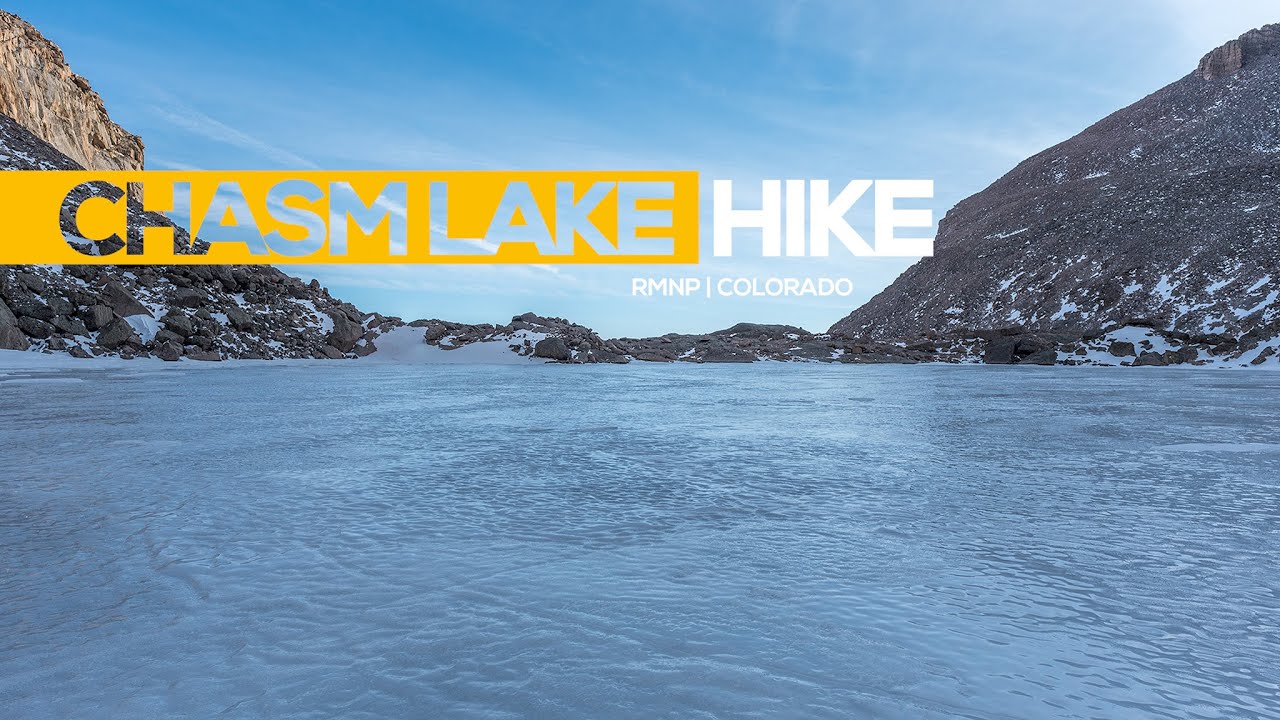 Chasm Lake Winter Hike - Colorado RMNP