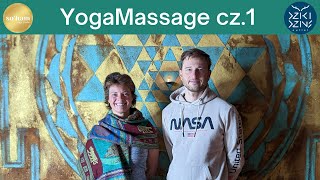 Masaż dla par- YogaMassage cz.1- pozycja dziecka- Bogna Listewnik i Radek Bałaj