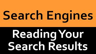Reading Search Results