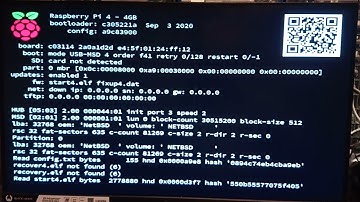 Raspbery PI4 /NetBSD 001-first boot (Failed)