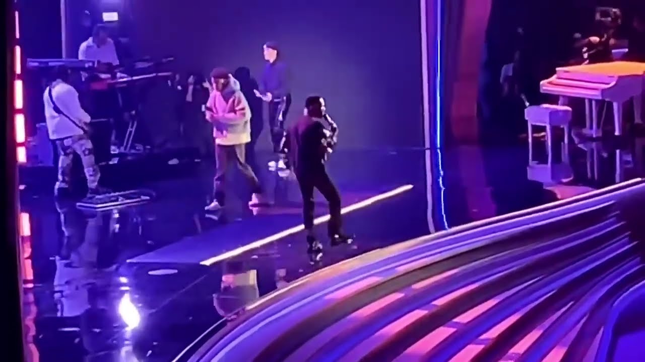 Fancam | Justin Bieber ft Daniel caesar & Giveon "Peaches" @grammy 2022