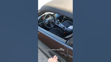 How to Drive a Manual Car!