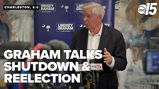 Sen. Lindsey Graham Discusses Reelection At Campaign Event In Charleston
