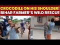 Bihar Farmer Carries Five-Foot Crocodile on His Shoulder to Police Station; Video Goes Viral