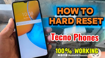 How To Hard Reset Tecno Phone | Tecno Mobile Forgot Password Pattern | All Tecno Reset 100% Working