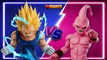 Vegeta SSJ2 Vs. Kid Buu (CPU Battle) DBZ - BUDOKAI 4 