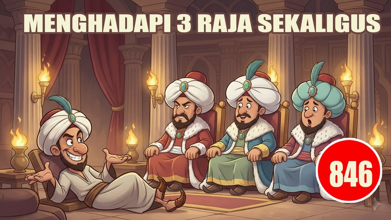 ABU NAWAS MENGHADAPI 3 RAJA SEKALIGUS - HUMOR SUFI