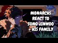 Monarhs React To Sung Jinwoo His Family Solo Leveling Gacha React Monarhs React To Sung Jinwoo His Family Solo Leveling Gacha React