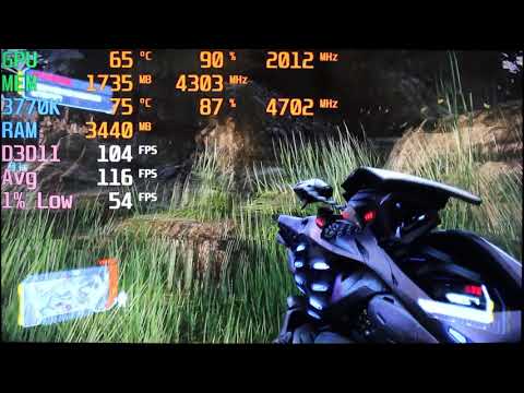 Crysis 3 on Intel I7 3770K with GTX 1070 FPS TEST 1080p/4K in 2019?