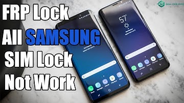 Bypass FRP Lock Google Account All SAMSUNG | SIM Lock Not Work