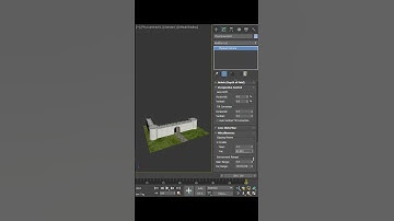 3ds Max Castle Construction with Camera Clipping Planes Animation! 🏰🎥 #Shorts#gameart #archviz