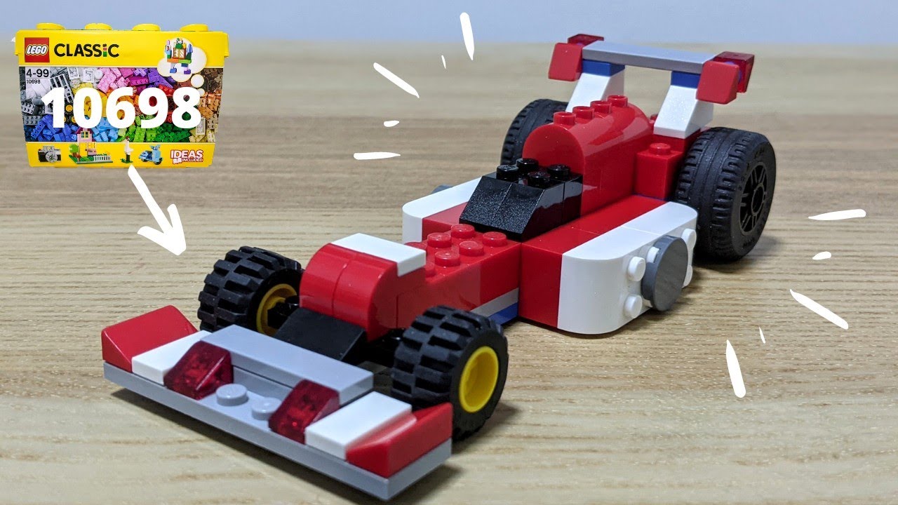 Lego F1 Race Car F1カーの作り方 レゴクラシック レシピ 車 Youtube